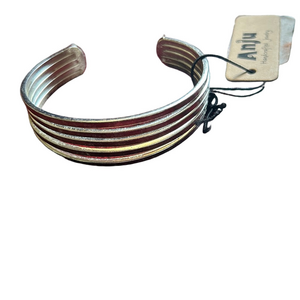 Anju Silver Cuff Bracelet New With Tags